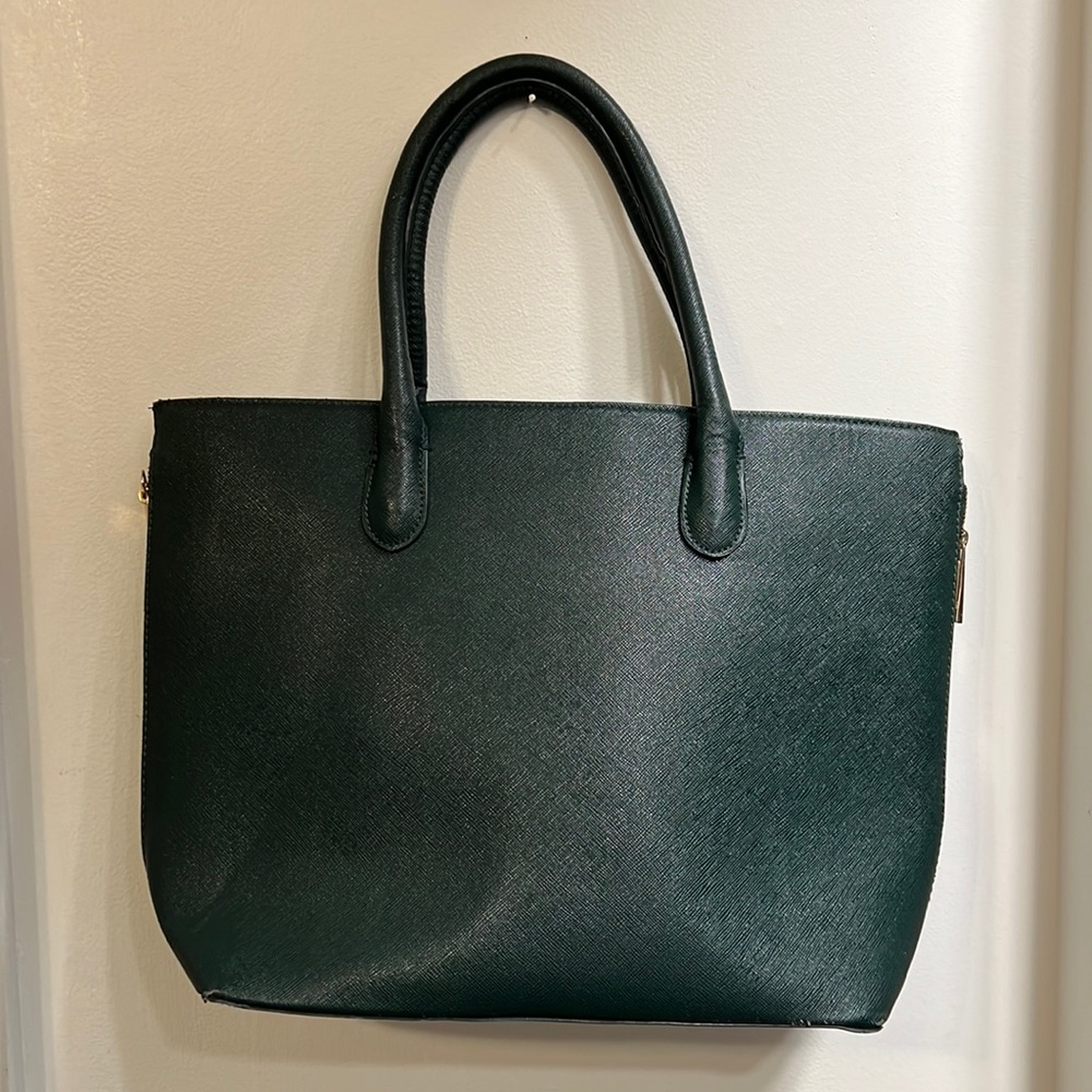H&M Green Tote Bag